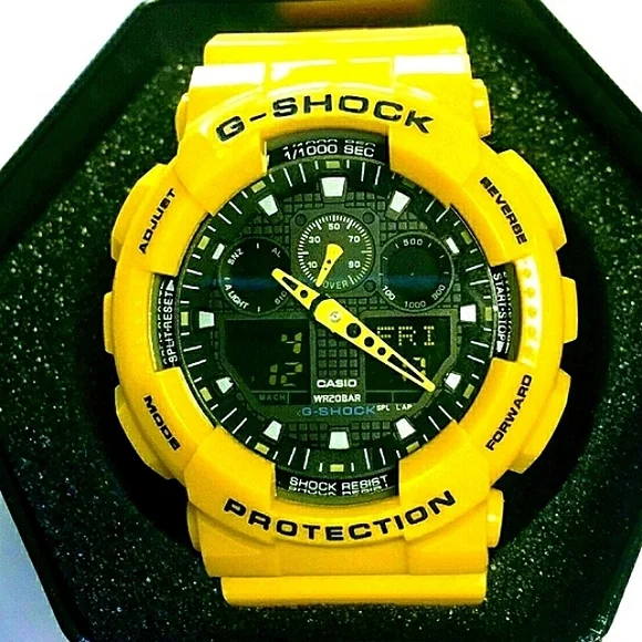 Casio Bumble Bee Triple Gold & Black Premium G-Shock - Picture 13 of 15